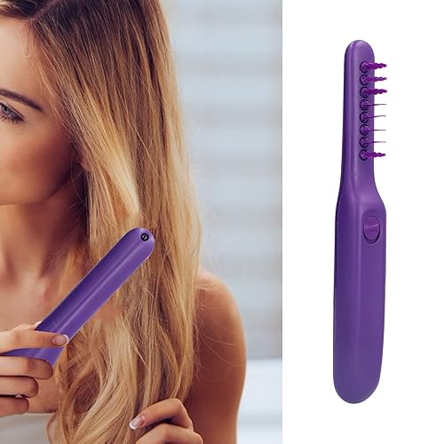 Miniatura 4 de Cepillo desenredante para cabello seco y húmedo, operación simple, equipado con una cubierta de cabeza de cepillo, cepillo eléctrico desenredante