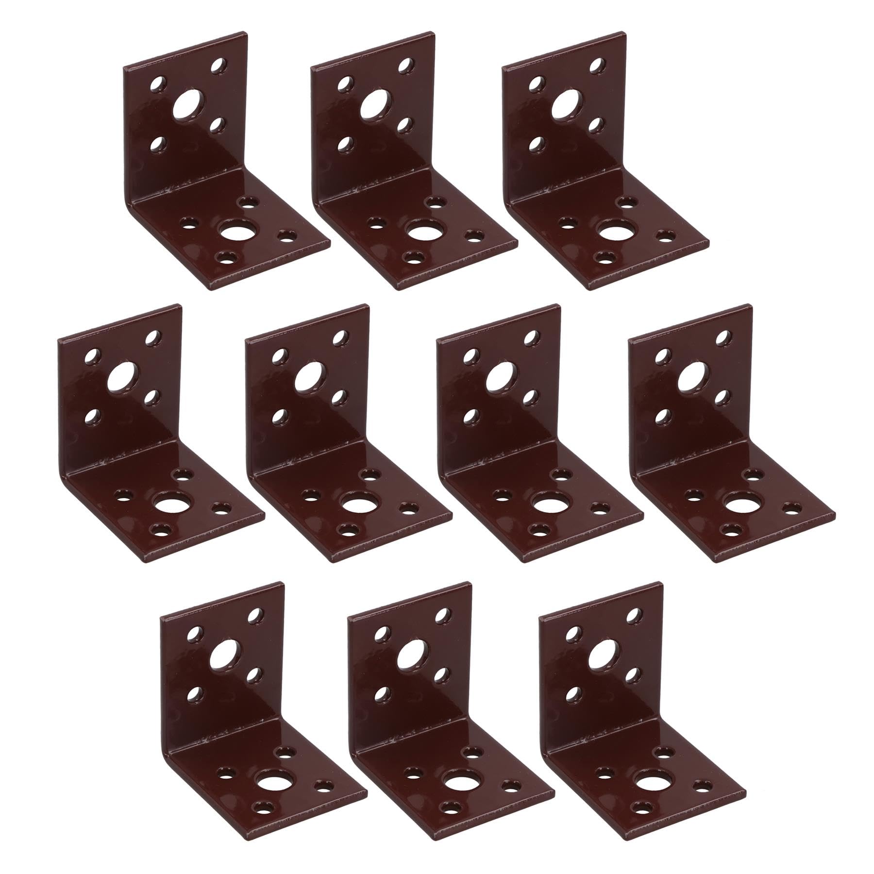 Angle Corner Bracket L-Shape Brace Fastener Plate 45mm x 45mm x 40mm 10PK