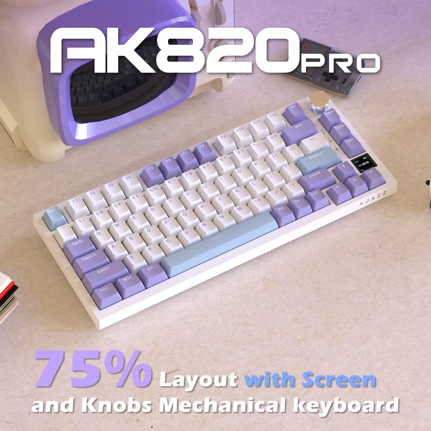 AJAZZ AK820 Pro RGB Backlight Controls