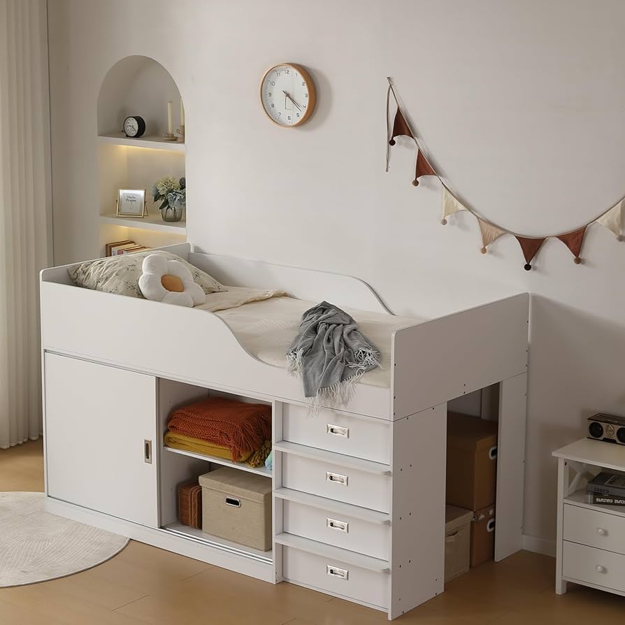 超人気！システムベッド ロフトベッド S 木製 高さ115cm Natural 超人気！システムベッド ロフトベッド S 木製 高さ115cm Natural