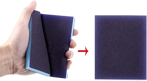 Miniatura 4 de eBoot - Juego de 12 bloques de lija, lavables y reutilizables, esponjas de lija reutilizables