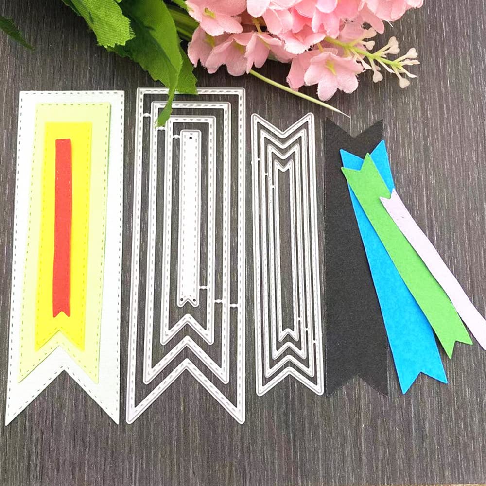 3 Dies De Découpe Scrapbooking Hocadrv - Matrices En Acier Carbone Pour Signets, Cartes, Albums - Réutilisables, Lavables