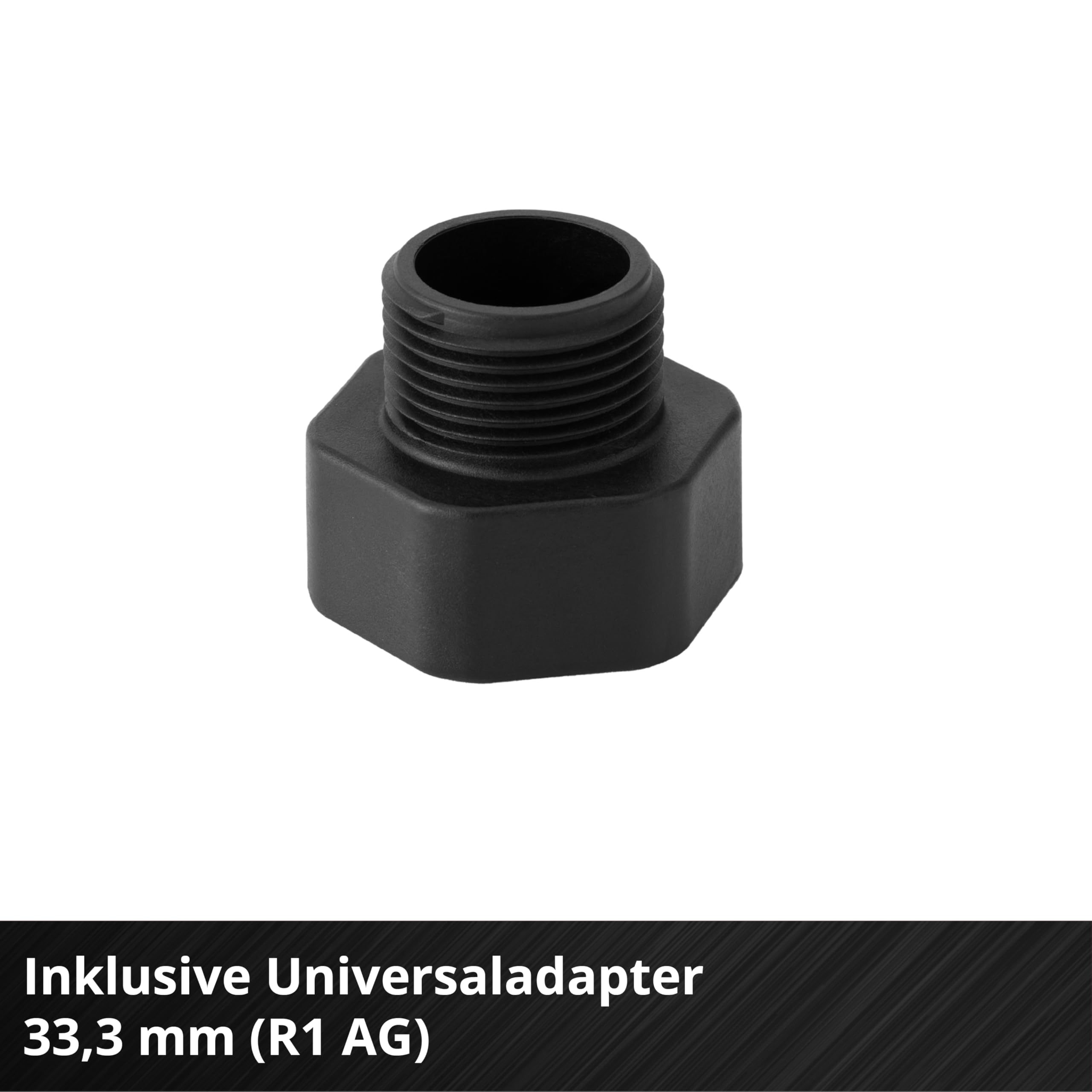 Einhell Gartenpumpe GC-GP 6050 ECO PLUS (max. 5000 L/h Fördermenge, max. 40 m Förderhöhe, ECO PLUS Technologie, Wasserablassschraube, inkl. Universaladapter 33,3 mm)