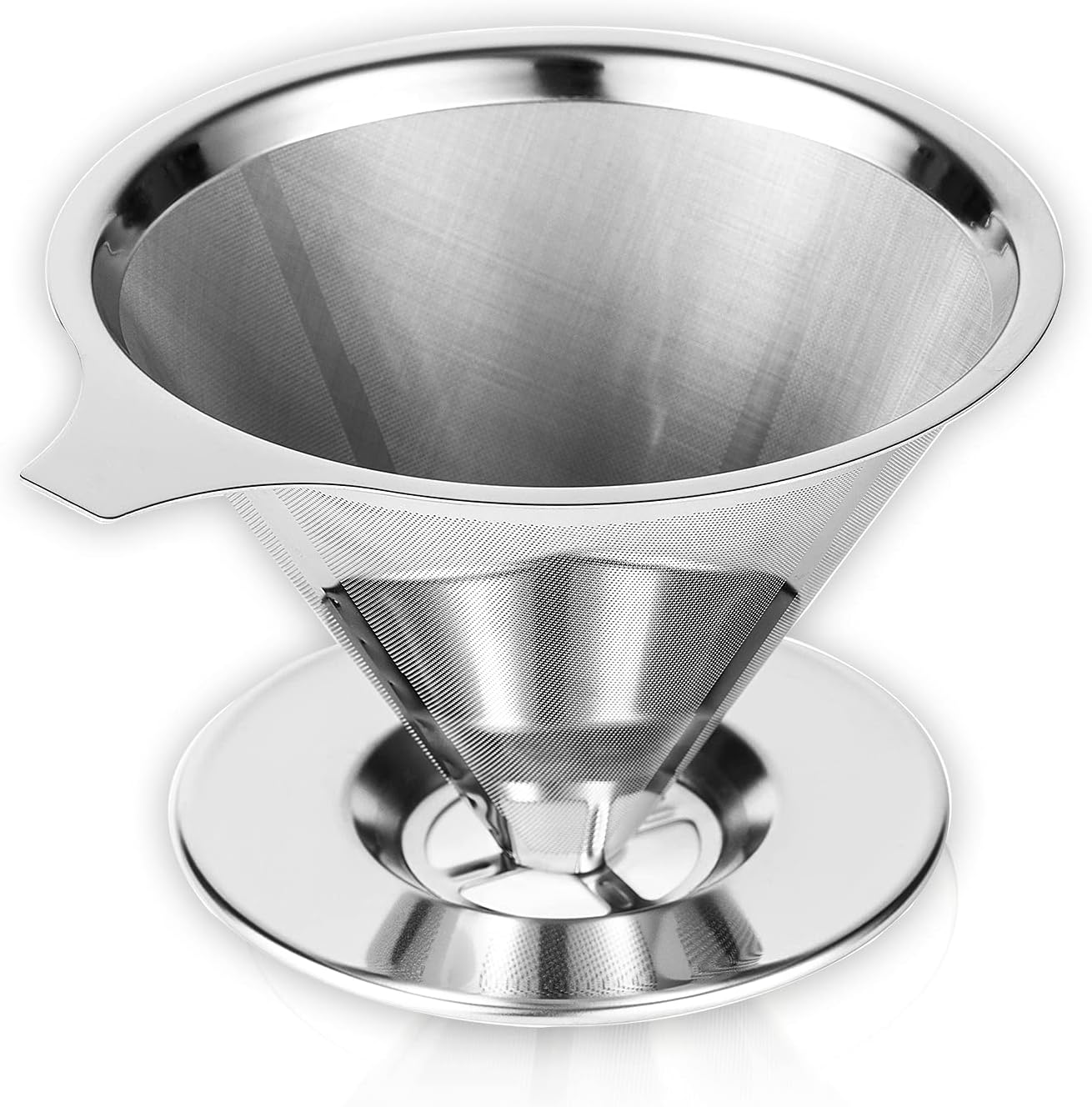 Pour Over Paperless Coffee Dripper, Reusable Stainless