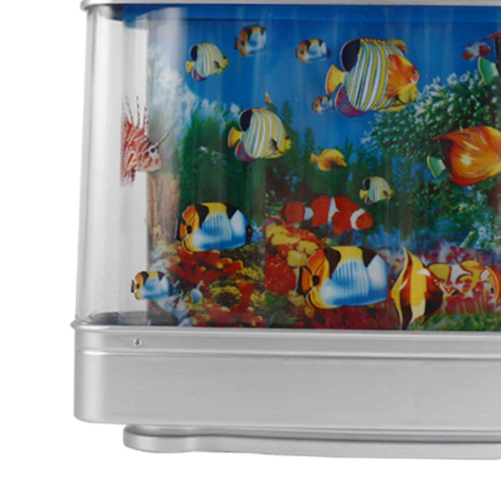 MagiDeal Lampada d'atmosfera per Acquario Luce Notturna Lampada Decorativa per Acquario per Pesci Viste Decorazione per Stanza in Movimento per