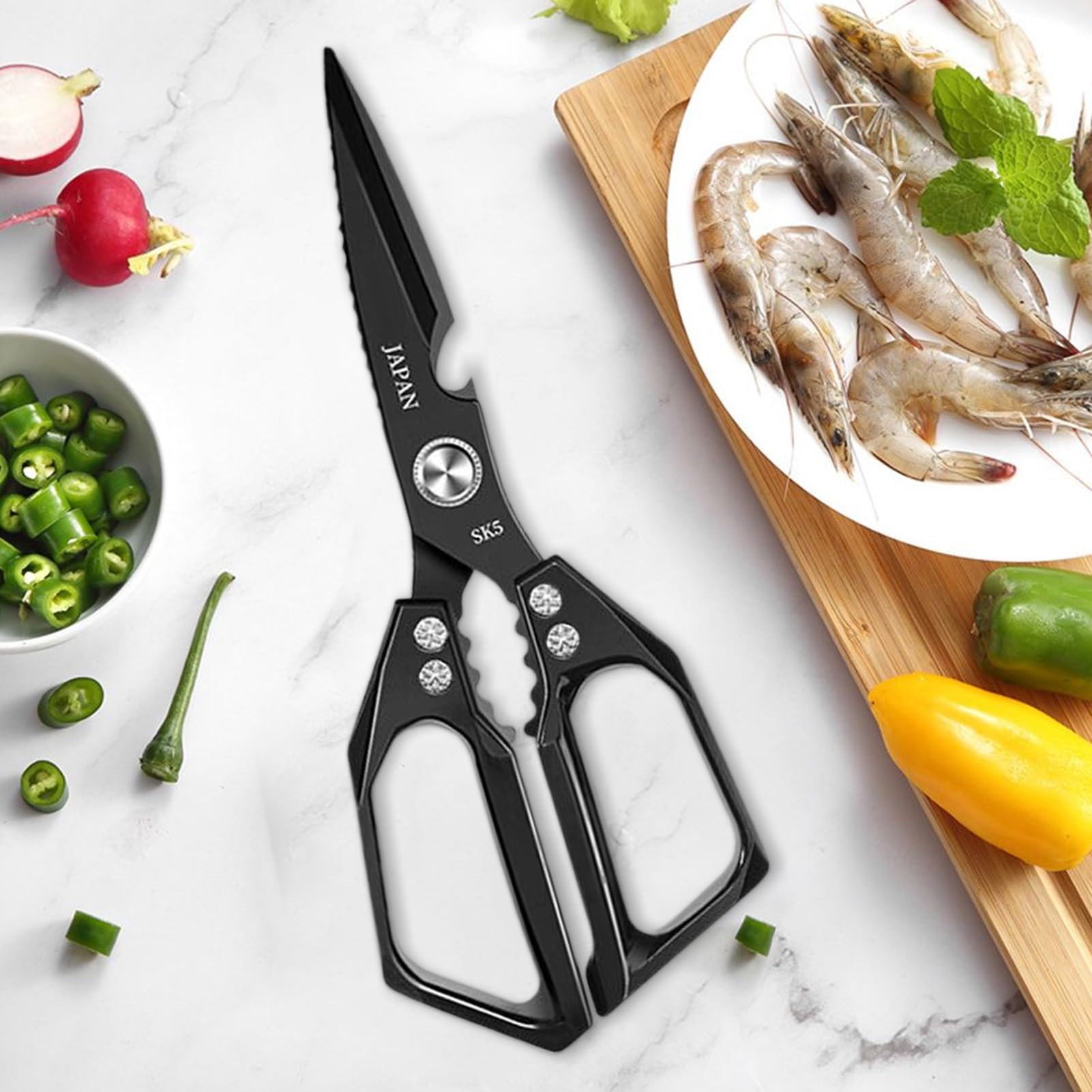 Küchenschere Ergonomische Allzweck-Küchenschere | Praktisches Schneiderwerkzeug Für Kochen Haushalt Schneiden Stoff KöCHE KöCHE Restaurant