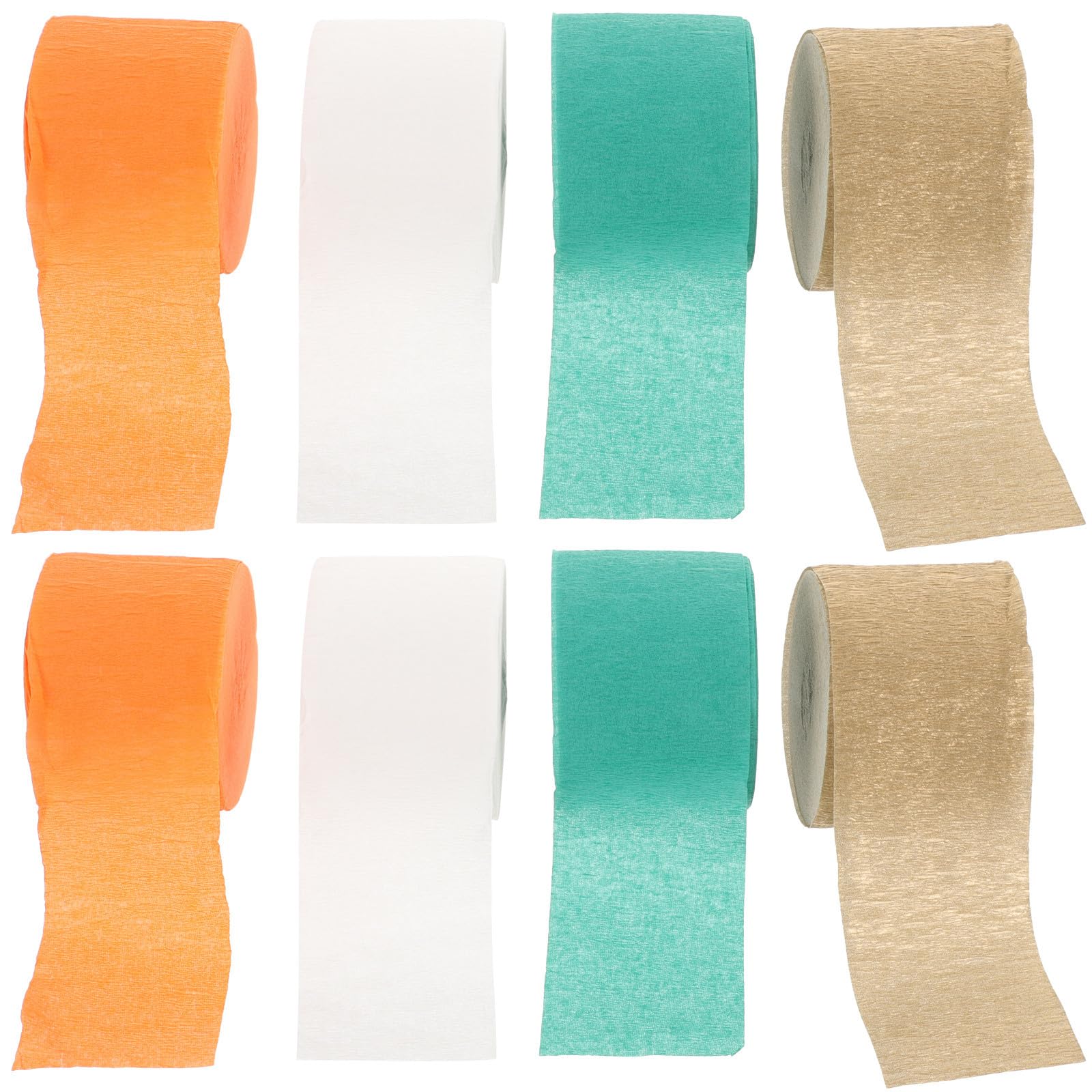 Toyvian 24 Rollos Serpentinas de Papel Crepé para Fiesta, 25m, Colores