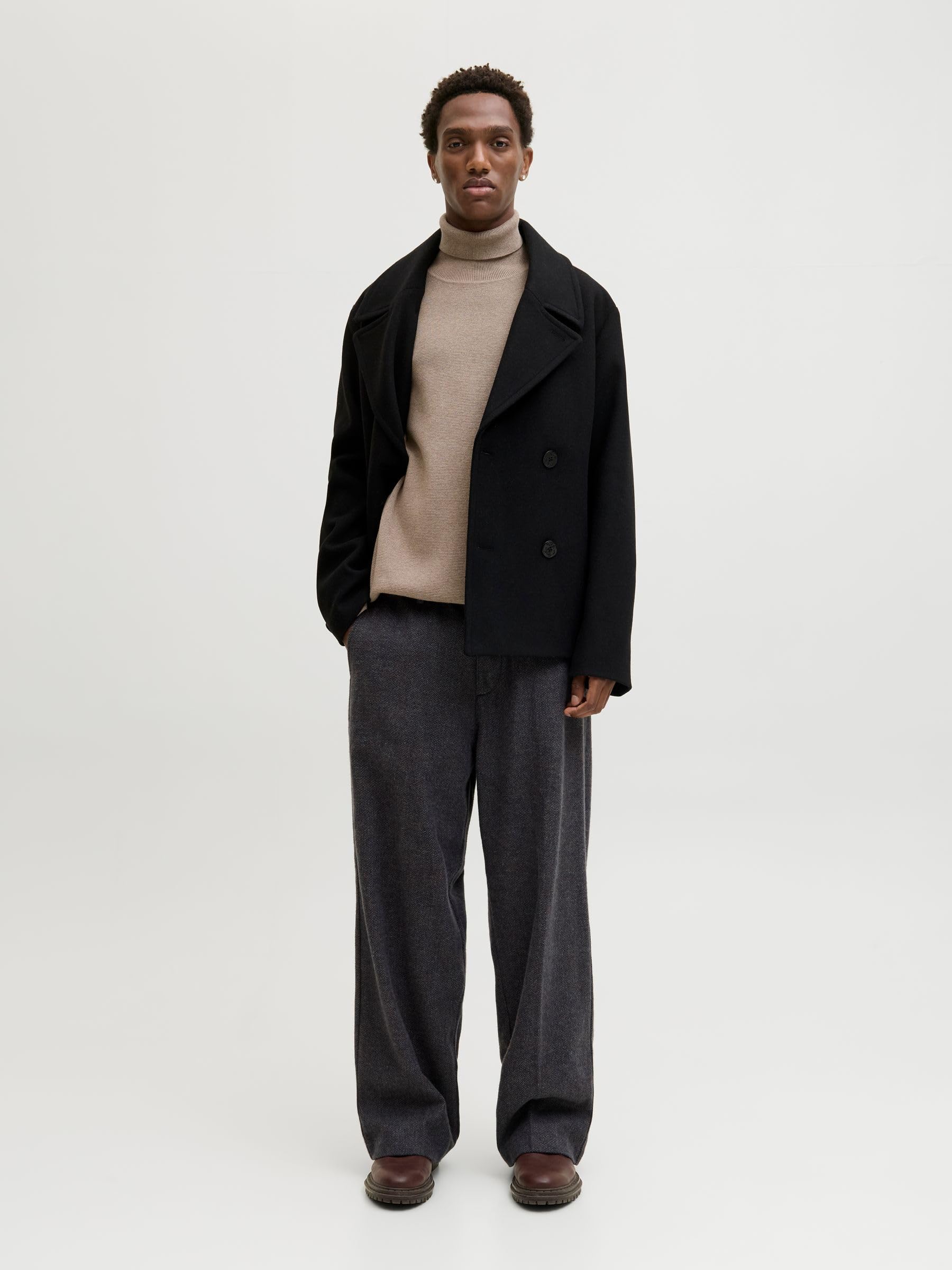 JACK & JONES Jprblamilano Stitch Knit Roll Neck Jprblamilano Stitch Knit Roll Neck Hombre (Pack de 1)