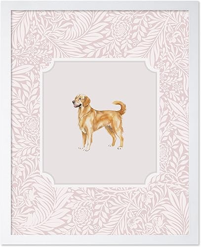 Miniatura 56 de Poster Master Impresión Vintage de Cachorro - Póster Retro de Perro - Arte Pastel - Diseño de Pared de Animal Floral - Arte Bohemio Chic -