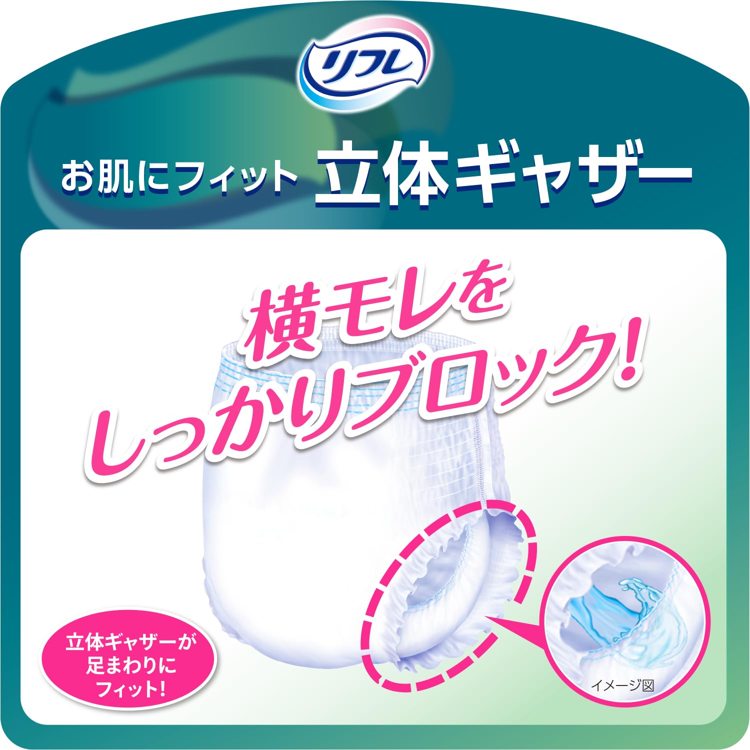 Amazon.co.jp: リフレ はくパンツ1枚で一晩中安心 お得用パック LL