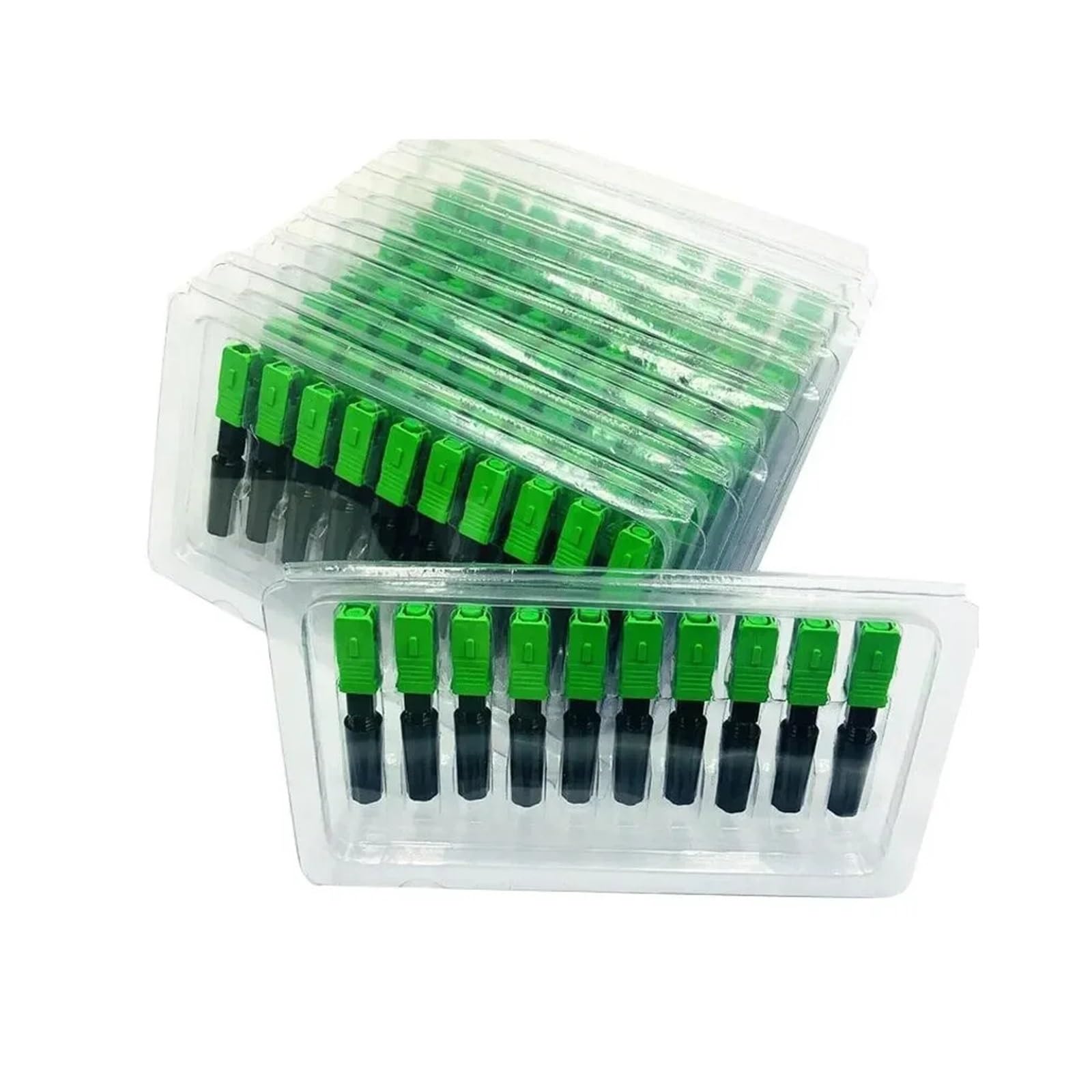 Épisseur de Fibre Optique Adaptateur Fibre Optique monomode FTTH SM SC UPC APC 50 pièces(100pcs SC APC)