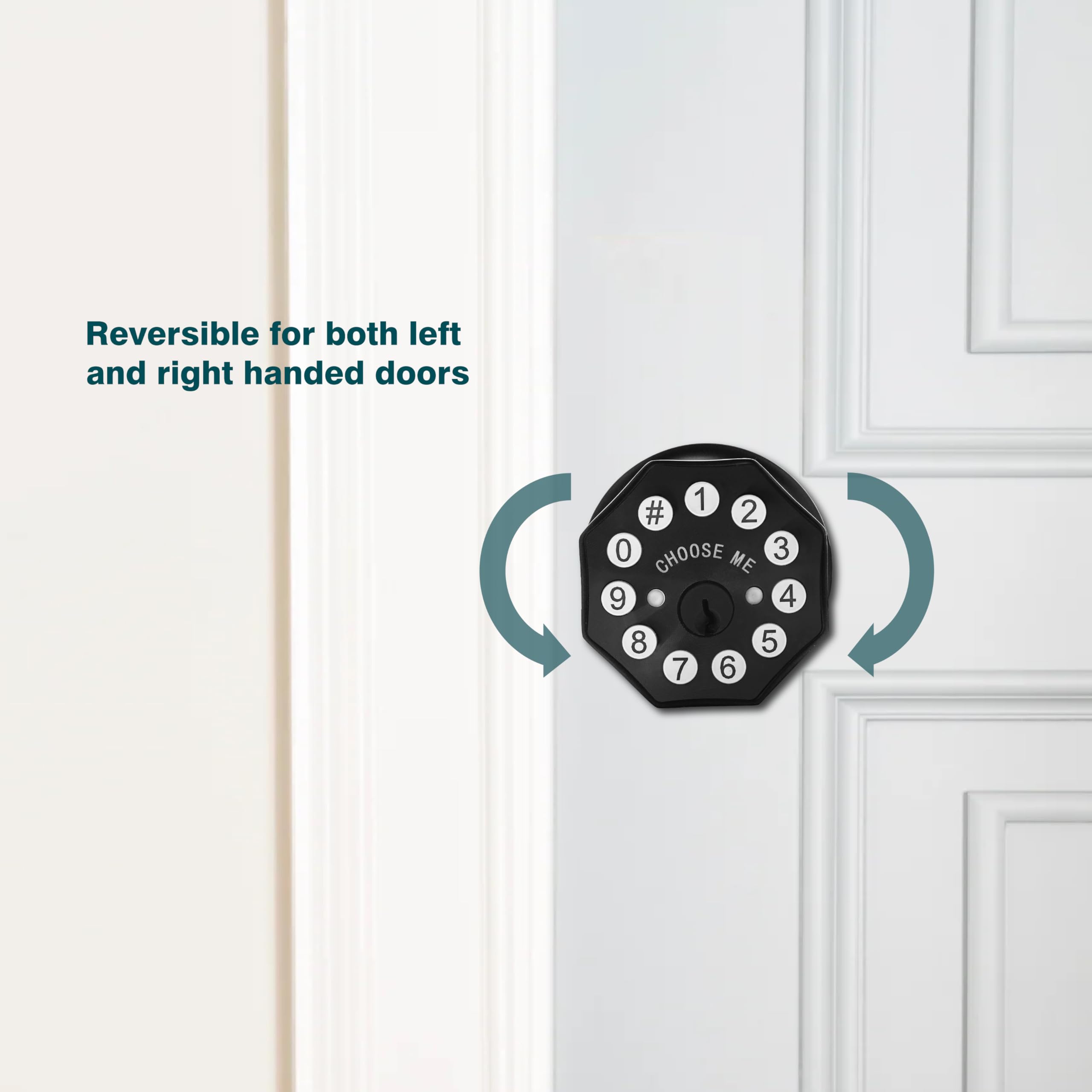Smart Digital Door Lock - Keypad & Key Entry -4 Smart Digital Door Lock - Keypad & Key Entry -4
