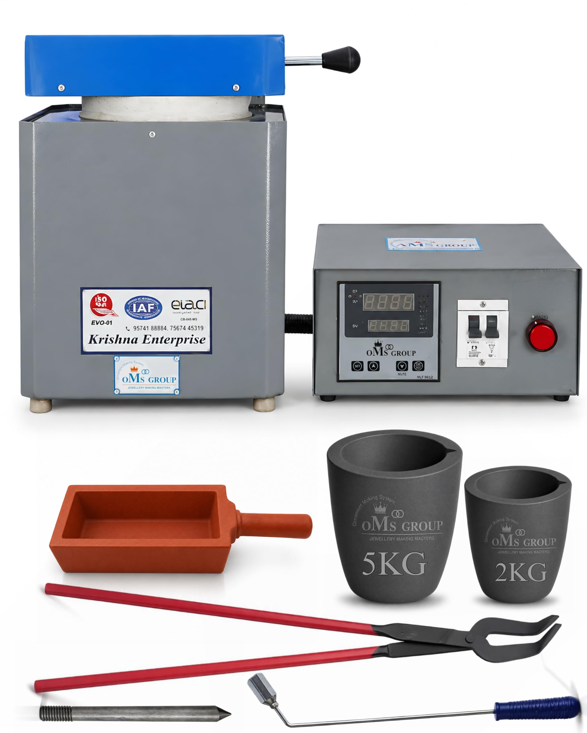 Electric Melting Furnace Set 5kg | 5kg Capacity, Electric Powered-image-31