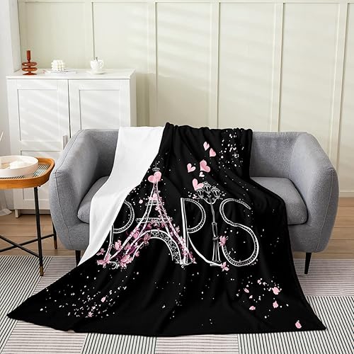 Vista 130 de Manta de cama de arte abstracto Grunge para niños, color verde azulado y naranja, manta de forro polar desordenada con pintura de óxido, manta Multi