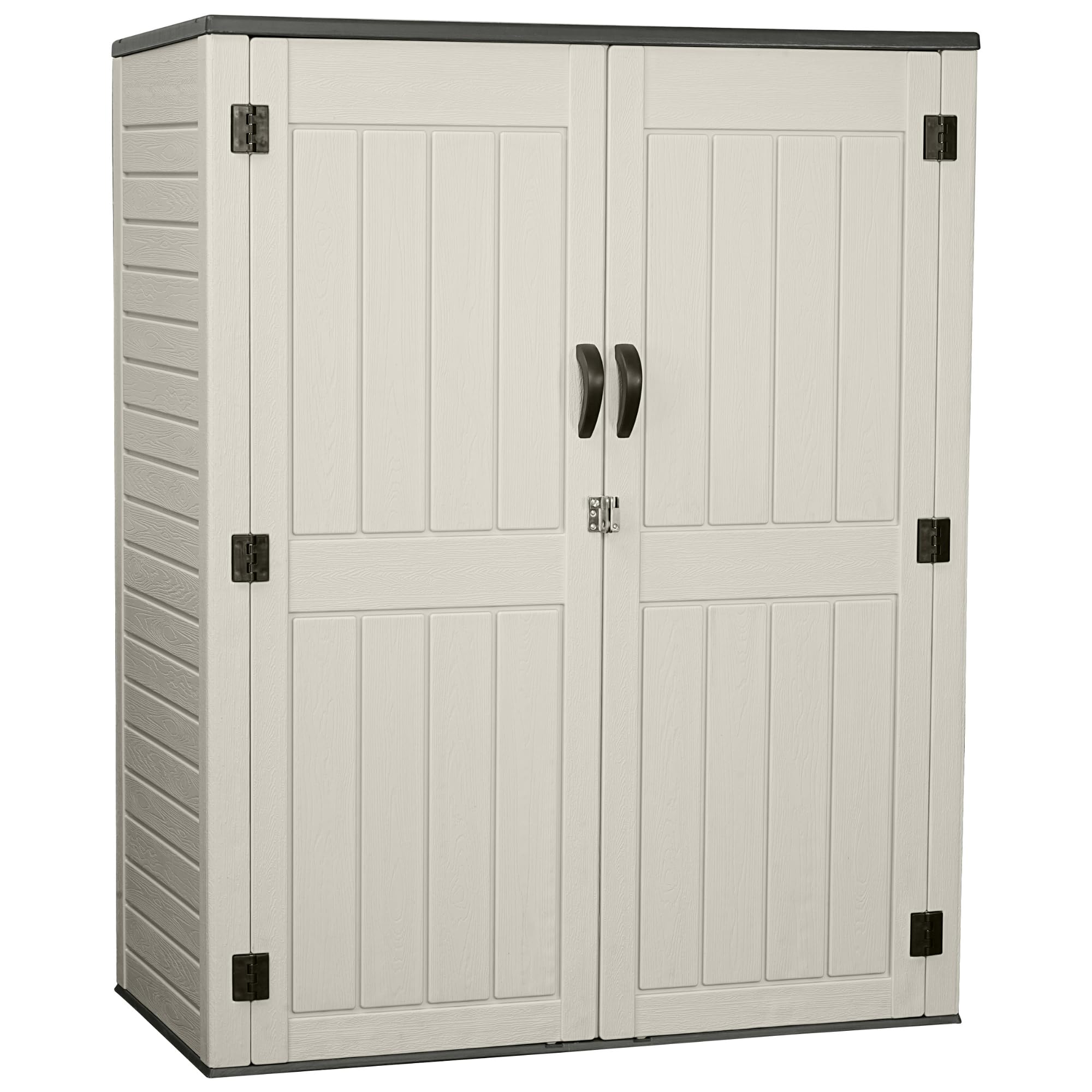 Amazon.com : EHHLY Vertical Resin Storage Shed, 60 Cuft Garden Tool ...