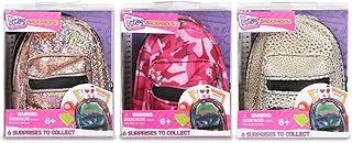 Real Littles Zaino Bundle-3 Micro Zaini da Collezione con 18 sorprese di cancelleria all'Interno, Multicolore, 25271
