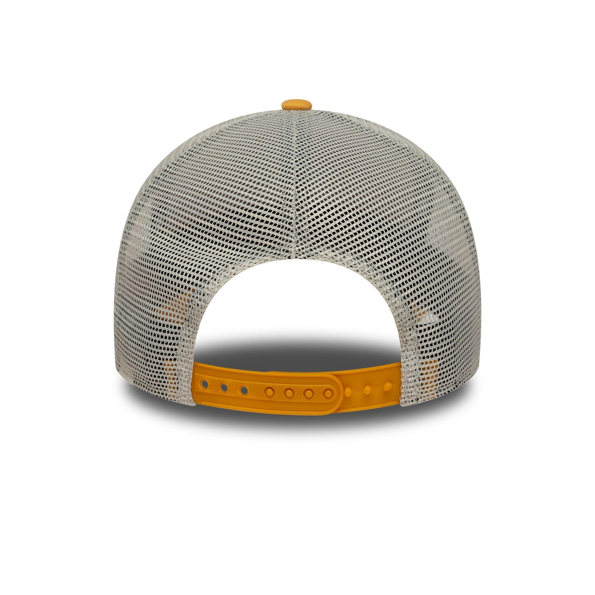 New Era Trucker Cap A-Frame - Letnia czapka z siatki z naszywką z logo z przodu - Stylowa czapka snapback dla mężczyzn i kobiet - Regulowana - Różne kolory