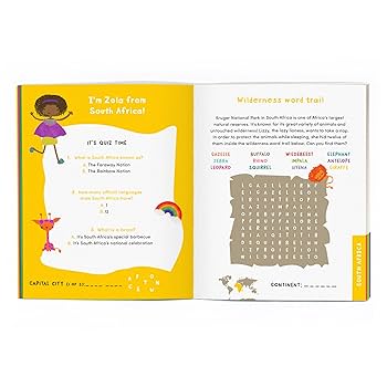 Around the World Activity Book: Explore 30 countries with