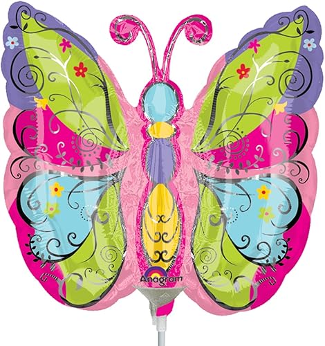 Globos de Anagram con forma de mariposa de jardín caprichosos