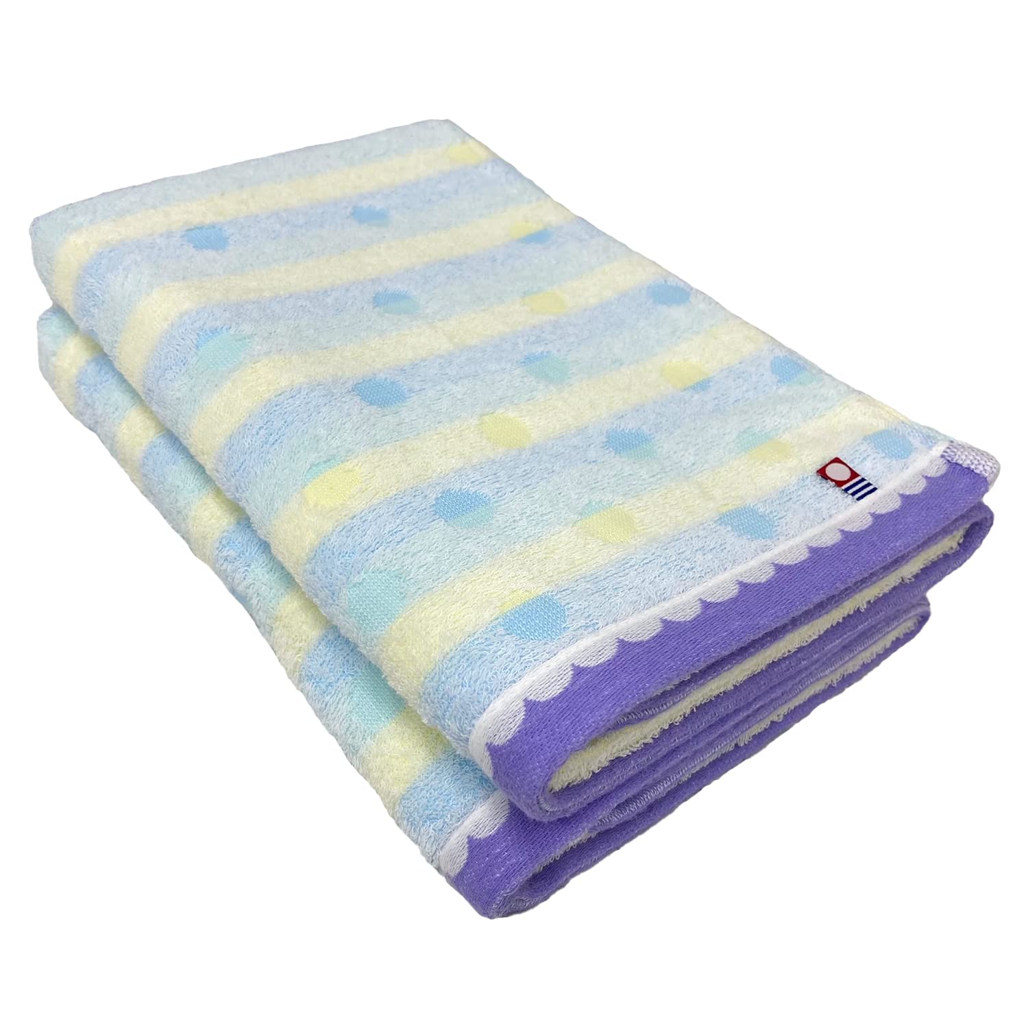 Imabari Towel Brand Petit Bath Towel, 23.6 x 47.2 inches (60 x 120 cm), Set of 2, 100% Cotton, Thin, Water Absorbent, Quick Drying, Everyday Use, Made in Japan