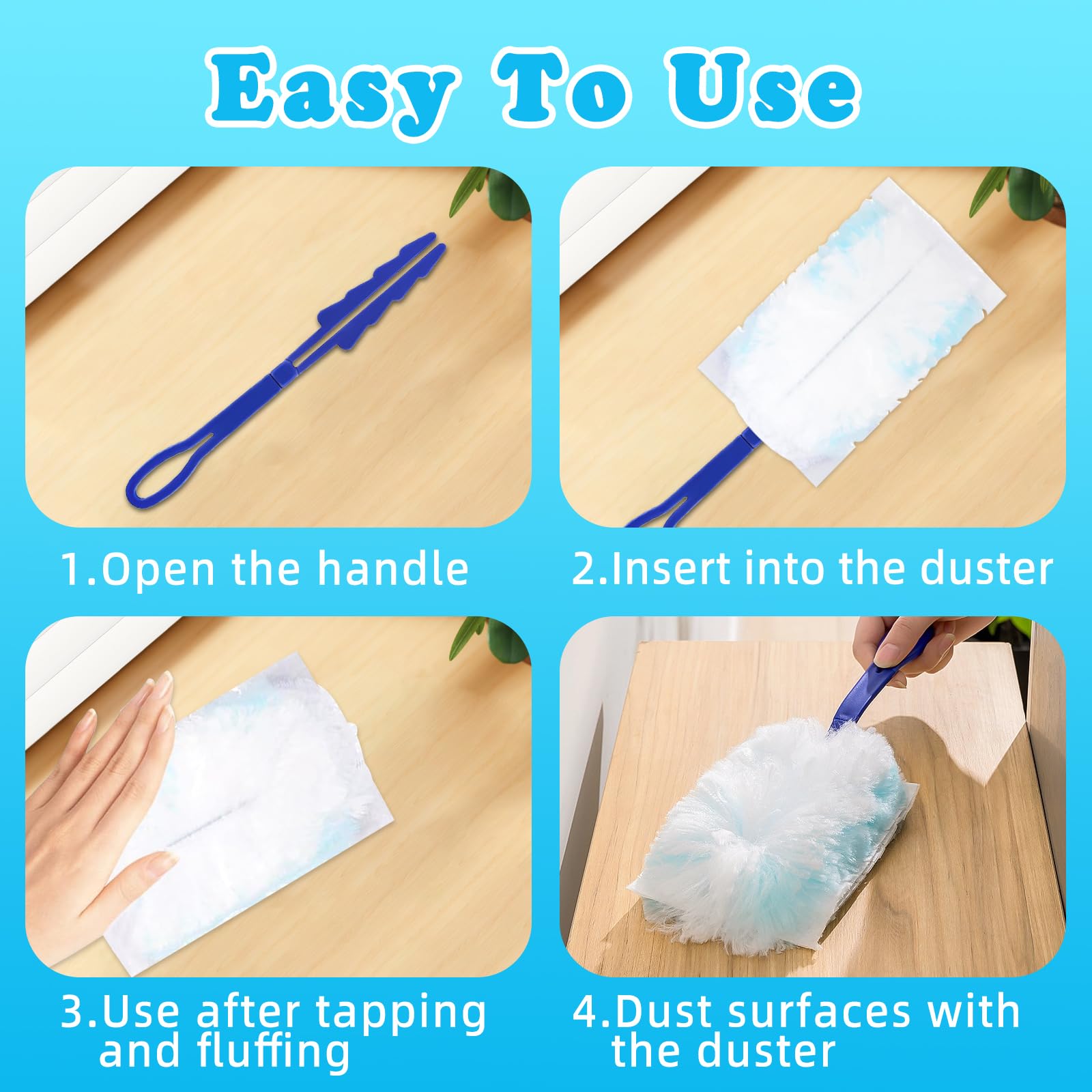 Auauraintt 30 Pièces Plumeau Poussiere Recharge Kit, Duster Recharges