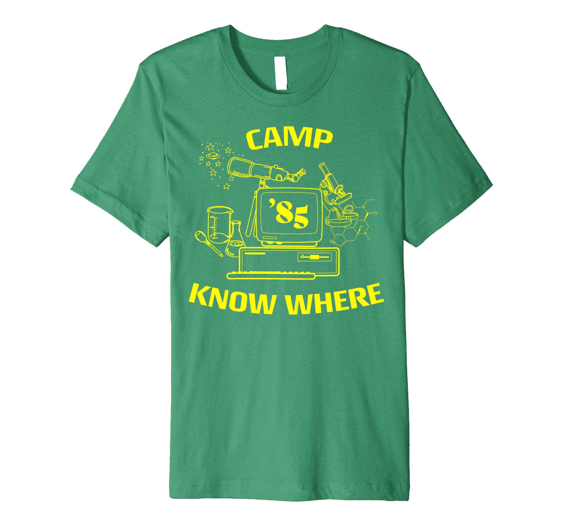 Stranger ThingsNetflix Stranger Things Camp Know Where 85 Logo Premium T-Shirt