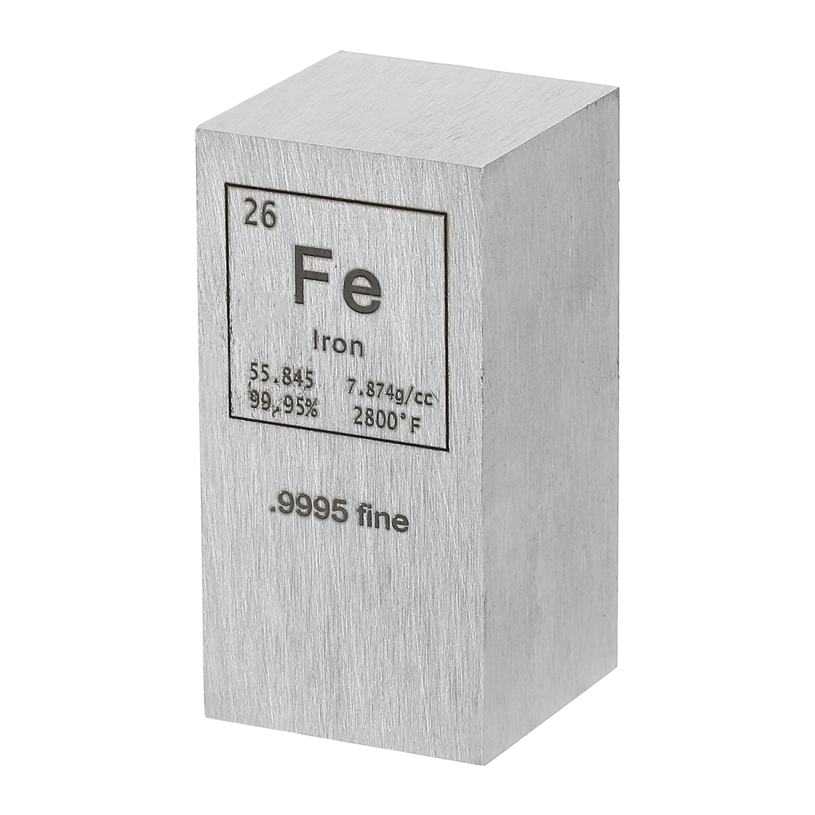 Fe de fer cube de collection scientifique PATIKIL idée cadeau physique
