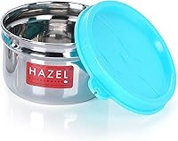 Vista 5 de HAZEL Contenedores herméticos para almacenamiento Contenedores de almacenamiento de acero inoxidable para cocina herméticos Contenedor