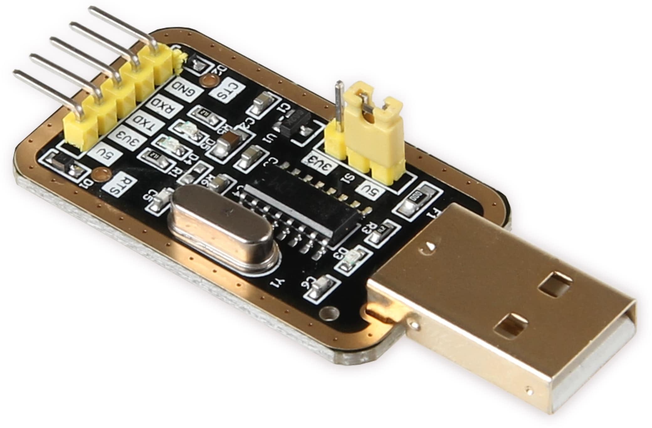 Joy-IT sbc-ttl Jumper Cable Raspberry Pi [1 x USB 2.0 Male A-4 x Wire Bridge Female] 20.00 cm
