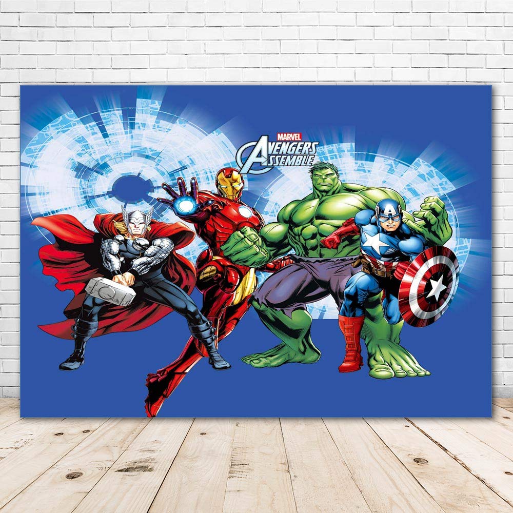 Custom Avengers Birthday Vinyl Banner, Avengers Party Banner, Avengers