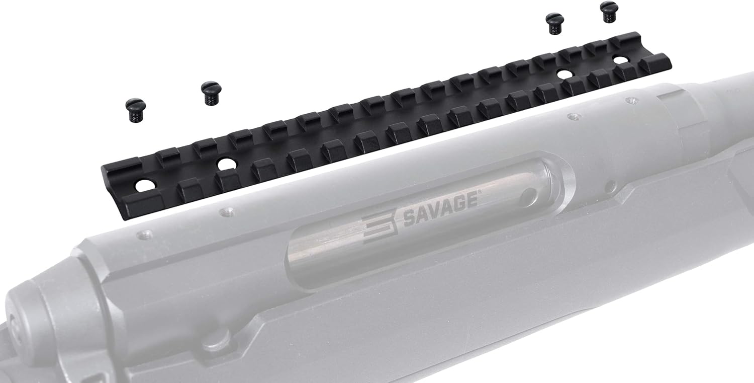 Monstrum Picatinny Rail Mount for Savage Axis | Pre 9/2021 | 20 MOA | Extended Length Offset Scope Mount | 30 mm Diameter | Bundle