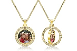 Personalized Double-Side Photo Necklace for Women: Treasured Memories and Exquisite Style