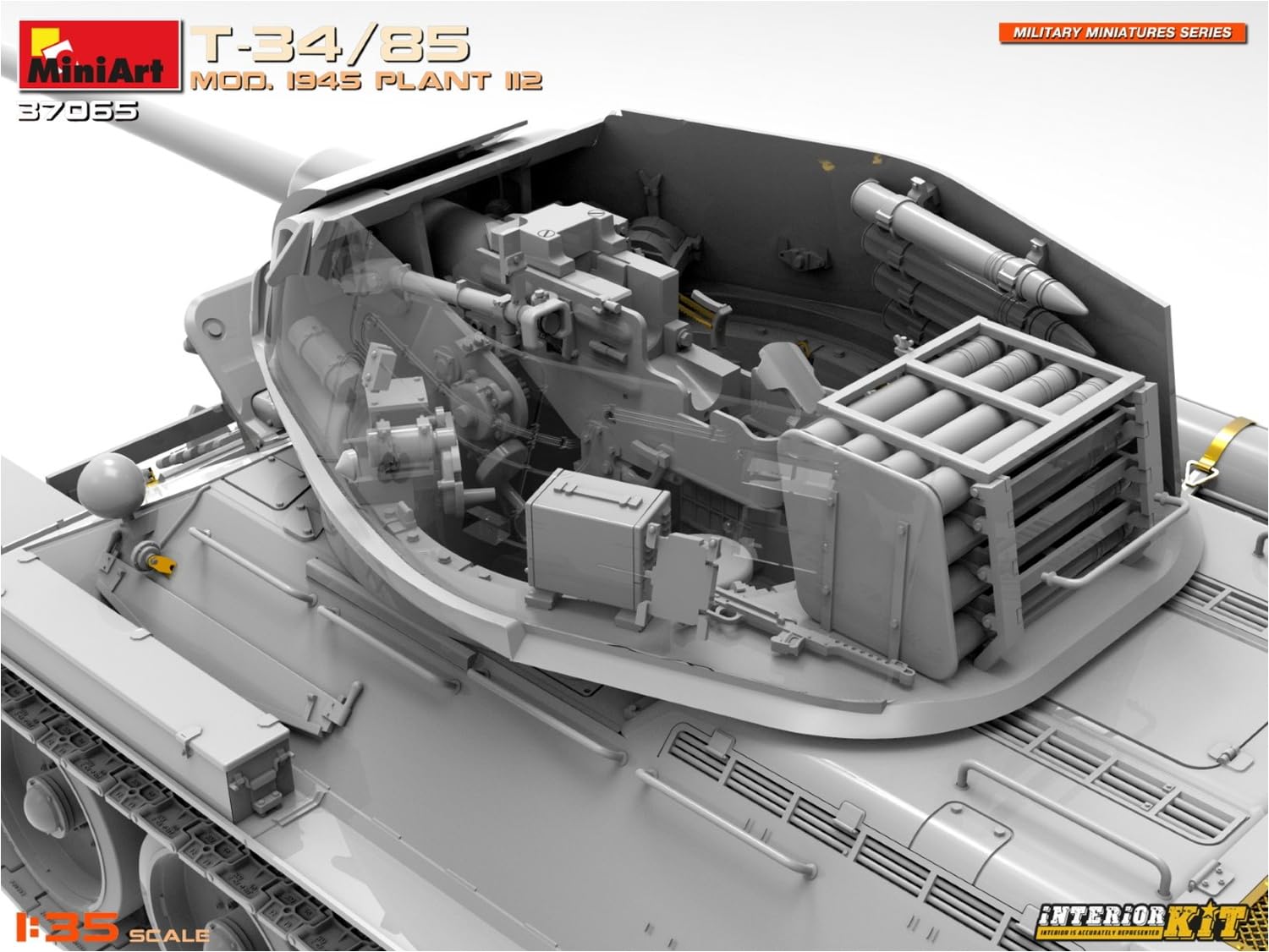 MiniArt 1:35 - T-34-85 Mod. 1945. Kit Interior de Planta 112