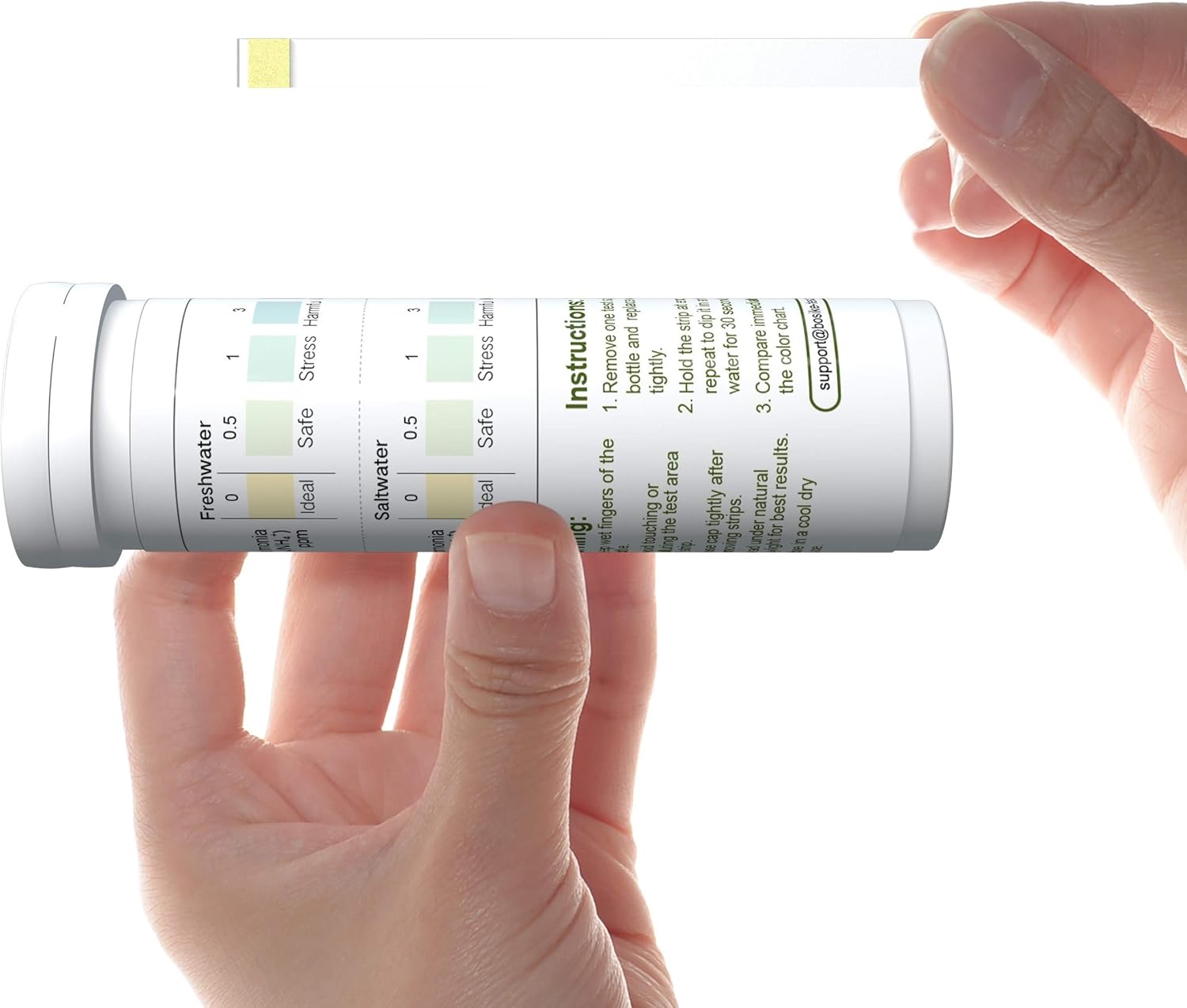 BOSIKE Aquarium Ammonia Test Strips, 50 Strips BigaMart