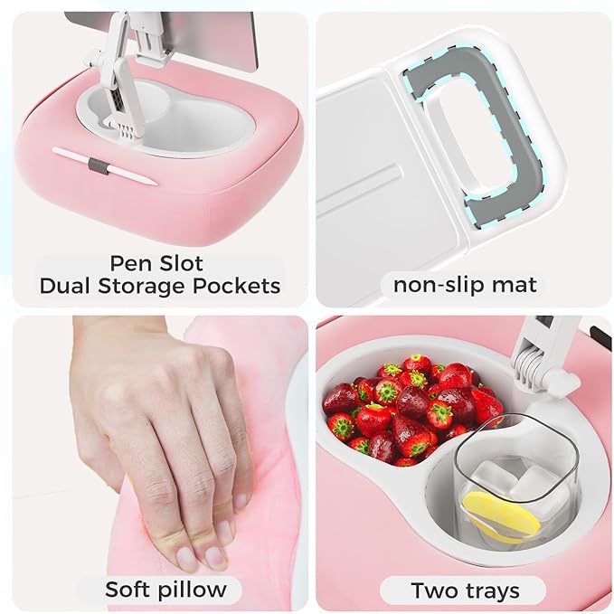 Soporte de Almohada para Tablet, Ajustable 360°, Compatible 4.7-13" miniatura 5