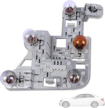 Rear Right Passenger Side Tail Light Lamp Bulb Socket Holder Compatible with Mercedes Benz W204 C-Class C250 C300 C350 C63 AMG 2008-2014 Replace 2048201600 204-820-16-00