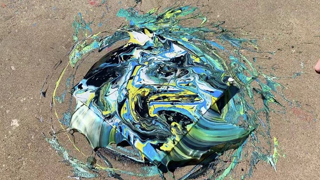 Cléopâtre - Vinyl'Médium Acrylic Pouring 5L & Magic'Plop 100ml - Adhésif Transparent pour Acrylic Pouring et Fluid Art