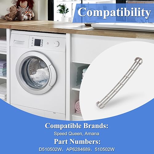 Miniatura 4 de 510502W - Filtro de pelusa para secadora, repuesto D510502W, AP6284689, 510502W, compatible con Speed Queen, Amana
