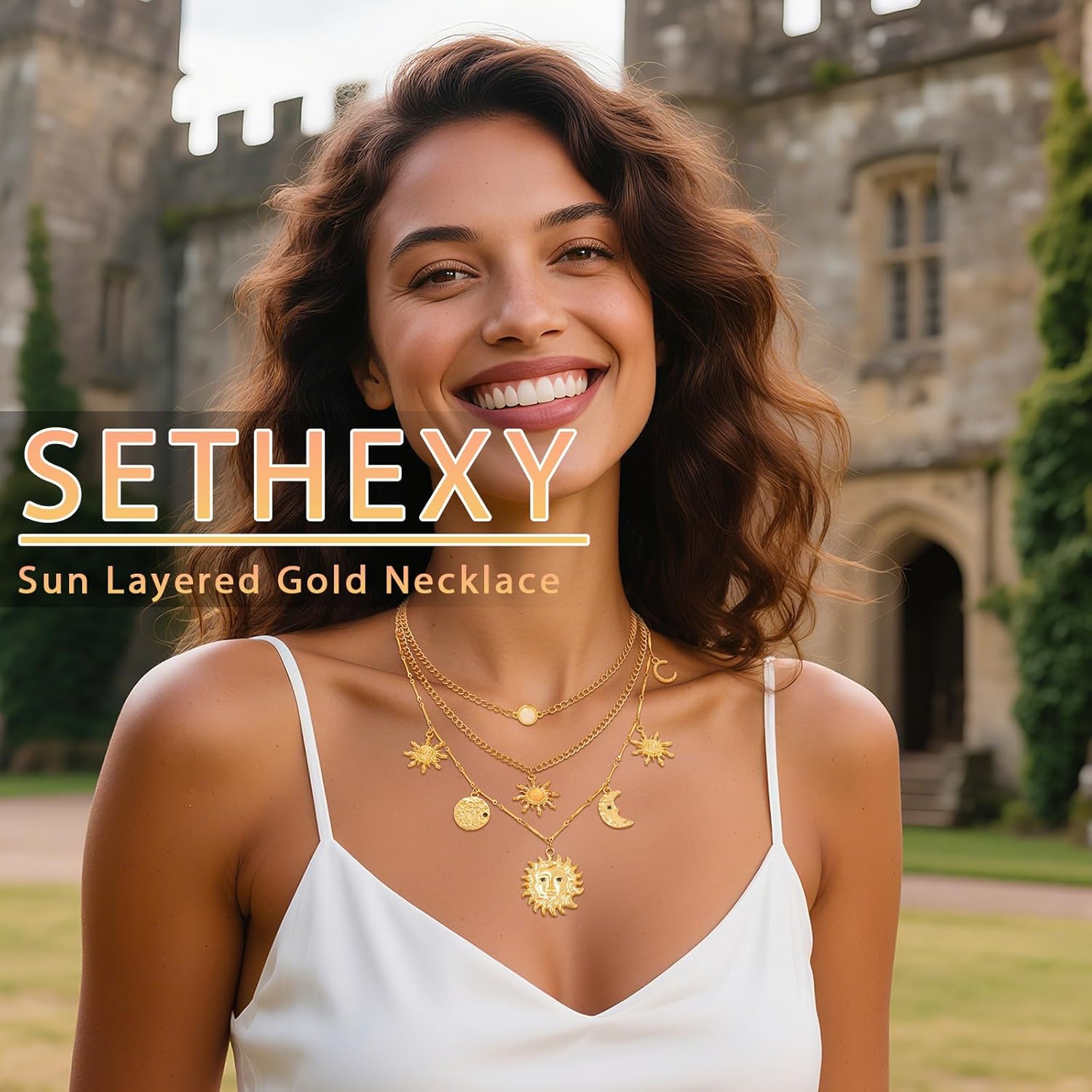 Sethexy Colar vintage com pingente de sol em camadas, pingente de opala de girassol e gargantilha, bijuteria, presente para mulheres em promoção! Veja a oferta e mais achadinhos de Bijuterias 6 Hoje é o melhor dia para comprar Sethexy Colar vintage com pingente de sol em camadas, pingente de opala de girassol e gargantilha, bijuteria, presente para mulheres com aquele preço maroto! Promoção! Aproveite a oferta! 6