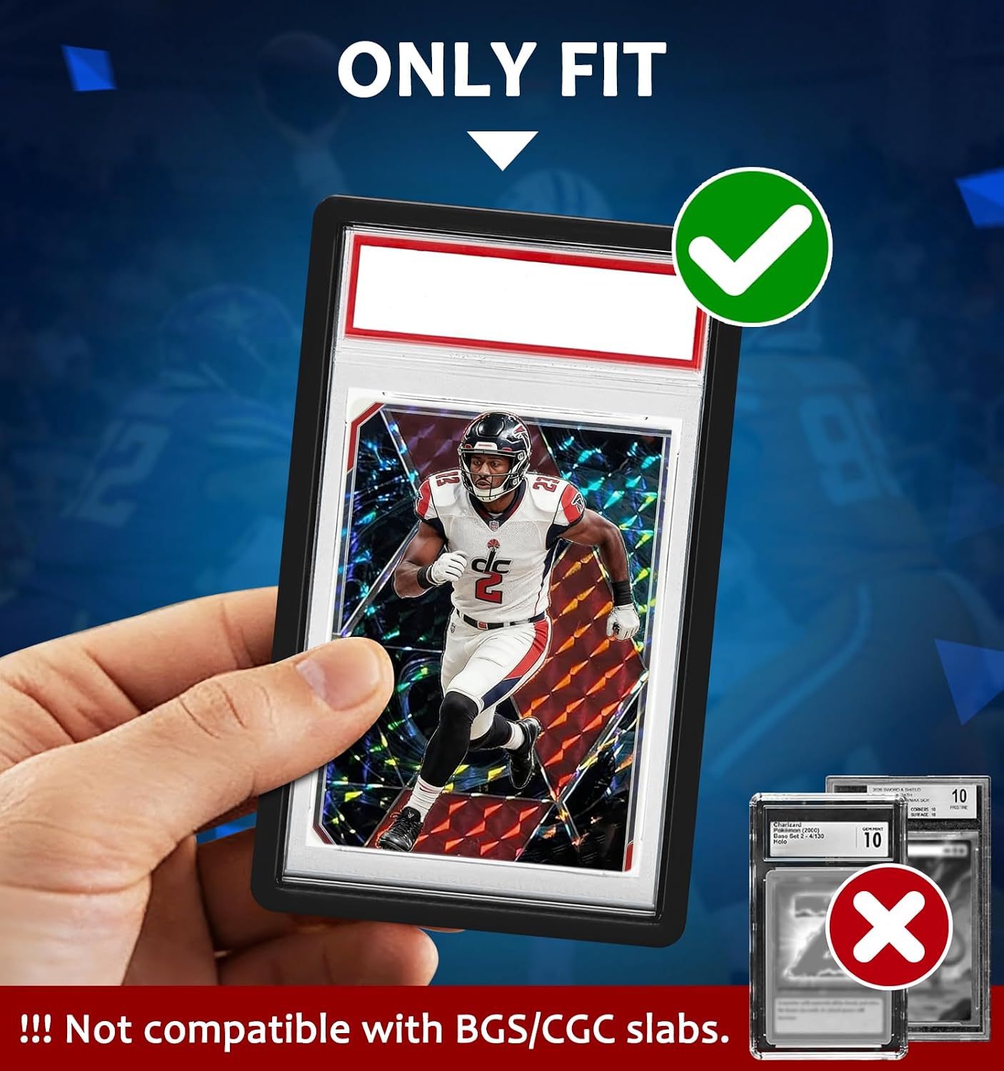 Card Guard for PSA: 6 Pack Flexible Slab Bumper for Graded Card Cases image 3