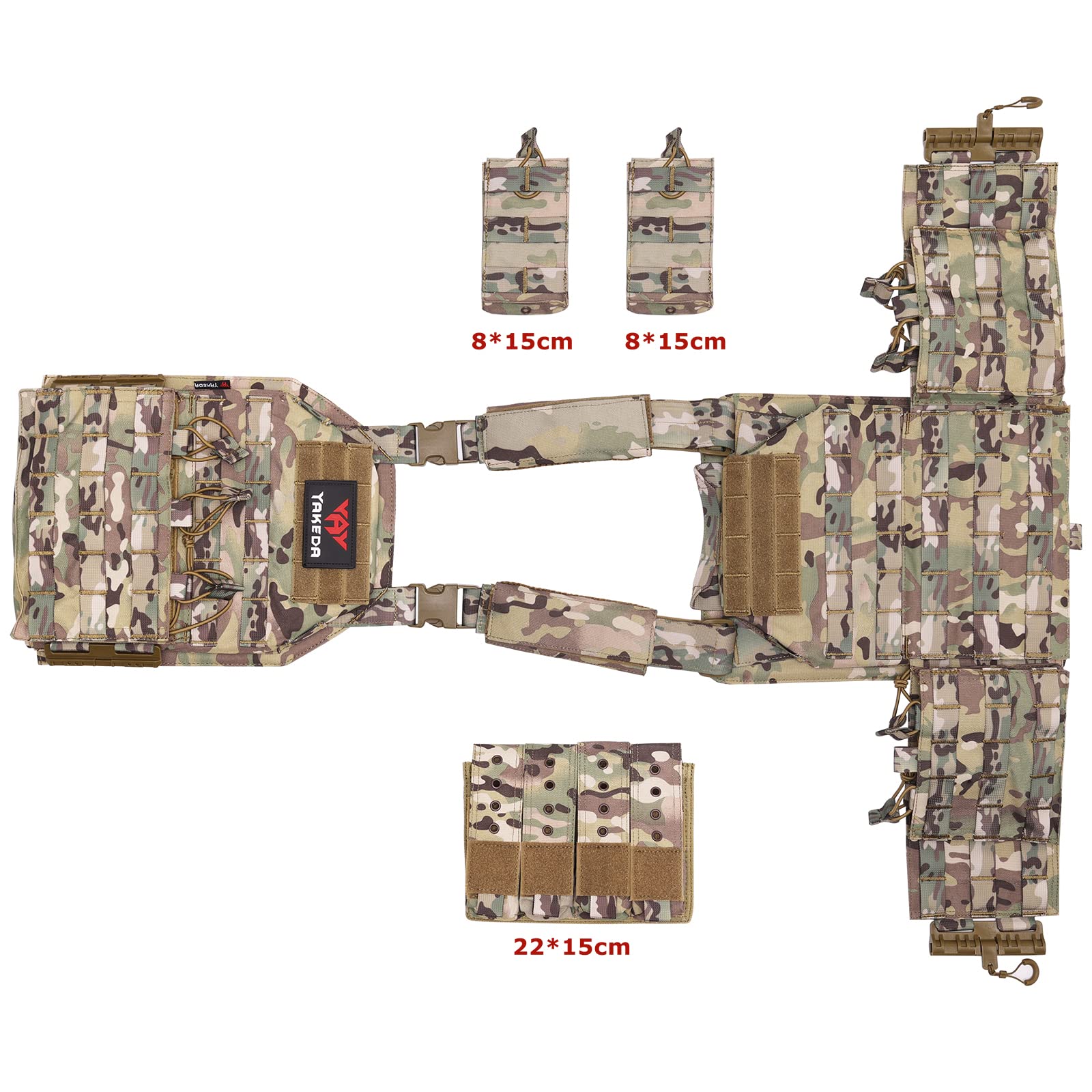 vAv YAKEDA Camo Tactical Outdoor Carrier Vest