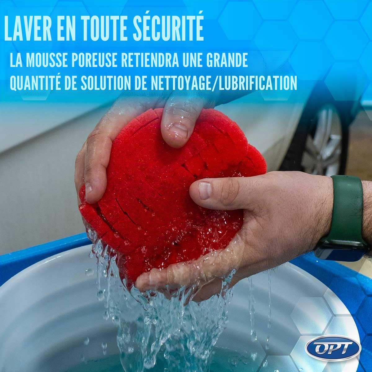 OPT 22516 Optimum Big Red Sponge Grande éponge rouge