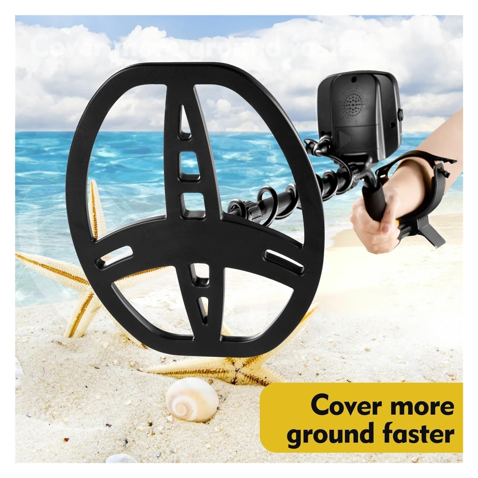 TX-850 Metal Detector Underground Professional Depth 2.5m Scanner Search Finder Gold Detector Treasure Hunter Pinpointer 11inch