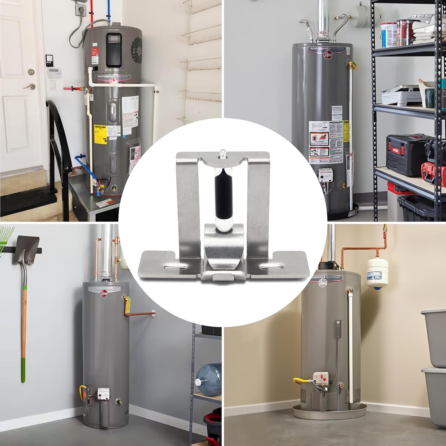 Water Heater Parts Combustion Shutoff Device Replacement Kit for Rheem Richmond Ruud GE Water Heaters - FVIR or FTR Fixed Thermal Release Safety Burner Control Assembly