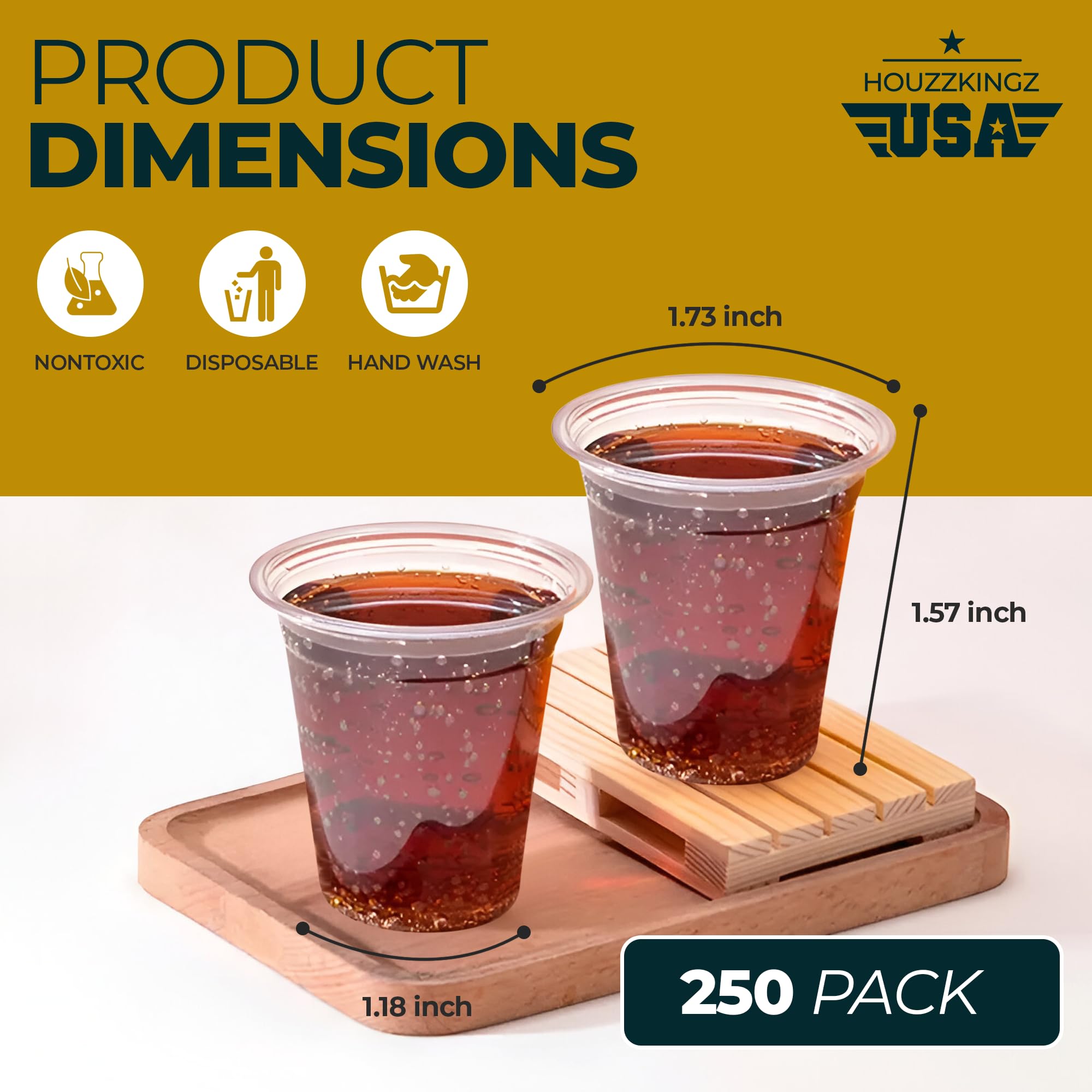 10oz plastic tumblers 25-Pack Plastic Tumbler Cups 10Oz Transparent Purple With Gold Rim main image 0