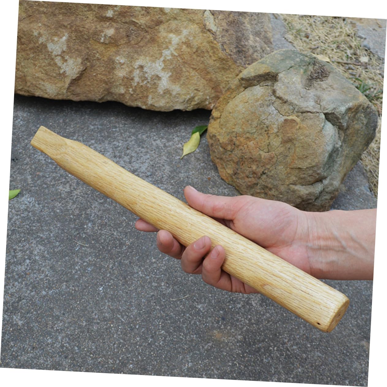 CIYODO 2Pcs Axe Wooden Handle Replacement Durable Natural Axe Fitting for Easy Installation and Comfortable Grip for Long Term Use and Renewing Your Hatchet