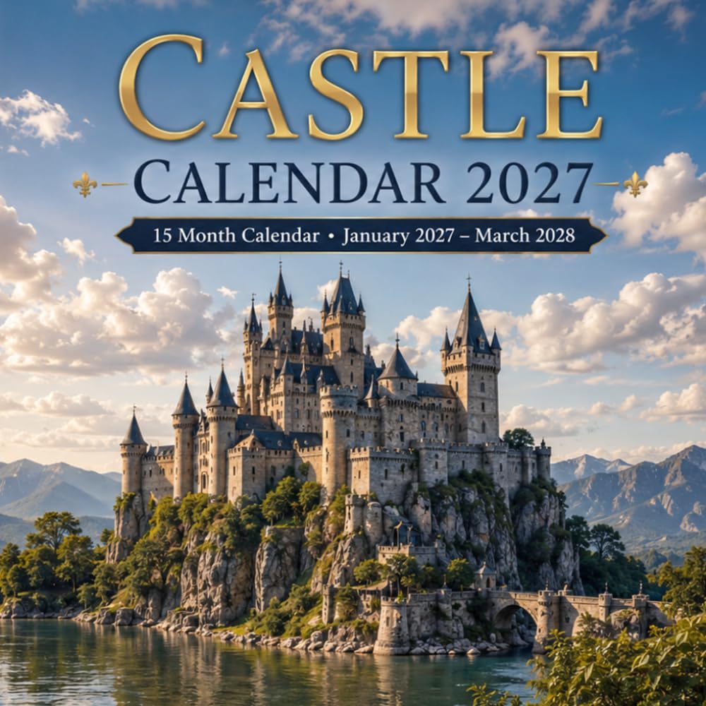 Castle Calendar 2027: 15-Month Planner and Organizer