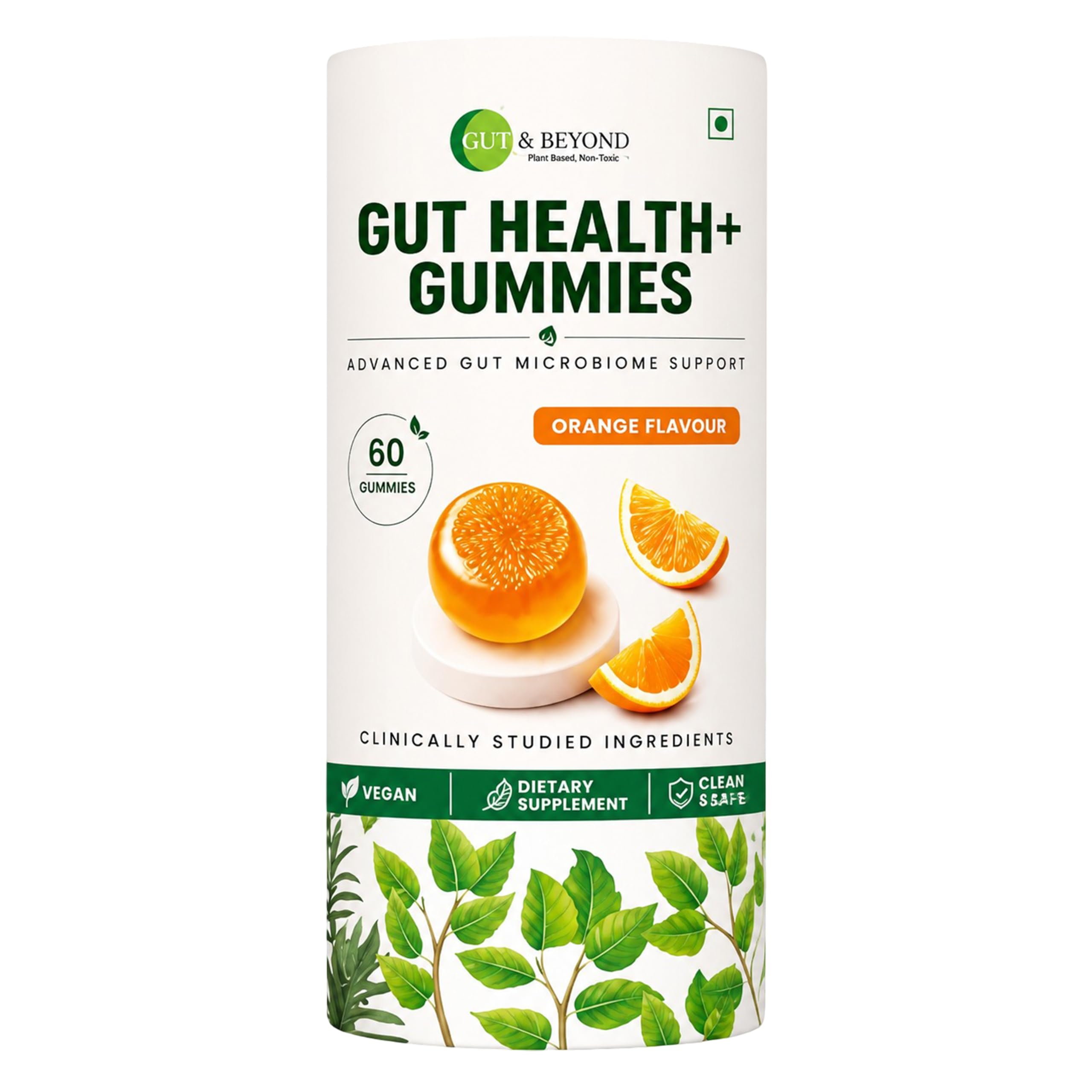 GUT Health+ Gummies | Boost Immunity | Prevents Harmful Bacteria | Better Digestion | Supports a Healthy GUT Balance | Relieves Bloating and Gas | Probiotic + Prebiotic Formula | Orange Flavour | 60 Gummies-image-15