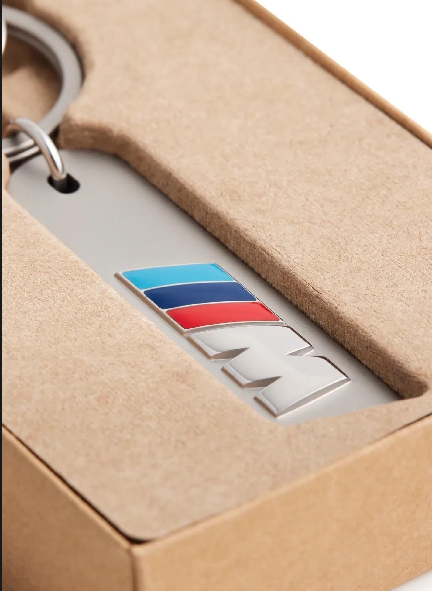 BMW Nuovo Originale M Collezione Acciaio Inox Logo Portachiavi Portachiavi 80272454759