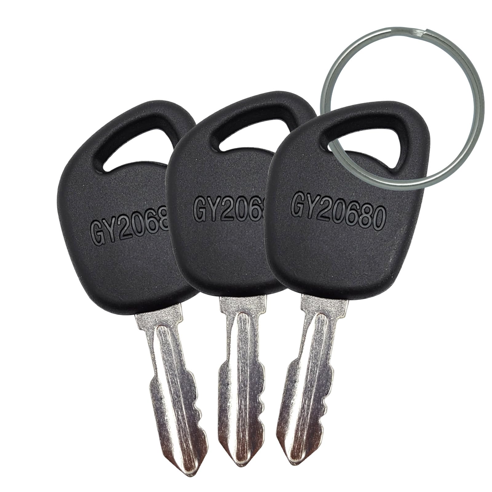Gy20680 Gx24332 Lgnition Keys Replacement for John Deere D100 D105 D110 D120 D130 D140 D150 D155 D160 D170 Lawn Tractors (3 Pack)